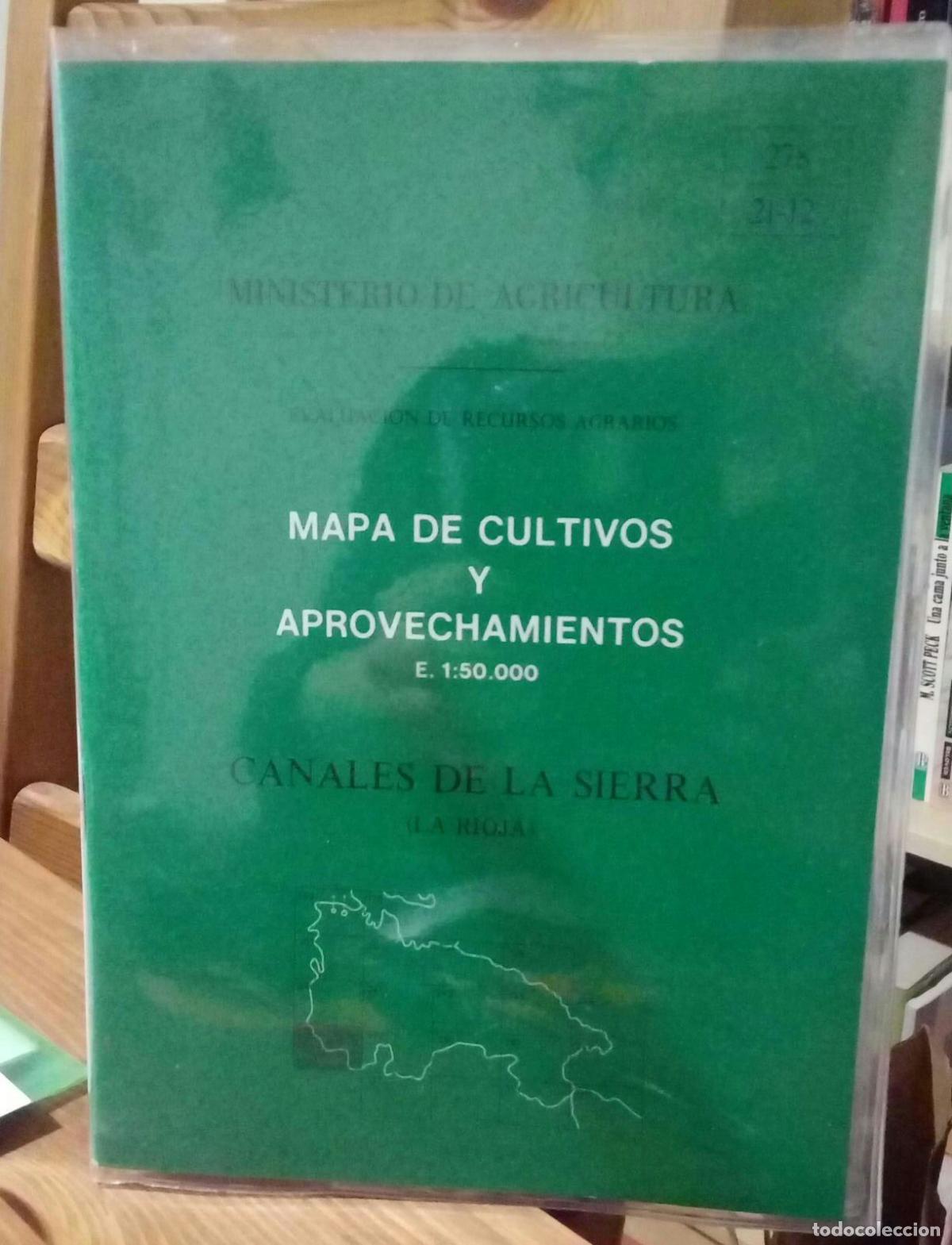 Libros: Mapa de cultivos y aprovechamientos. Canales de la Sierra (La Rioja) - Foto 1