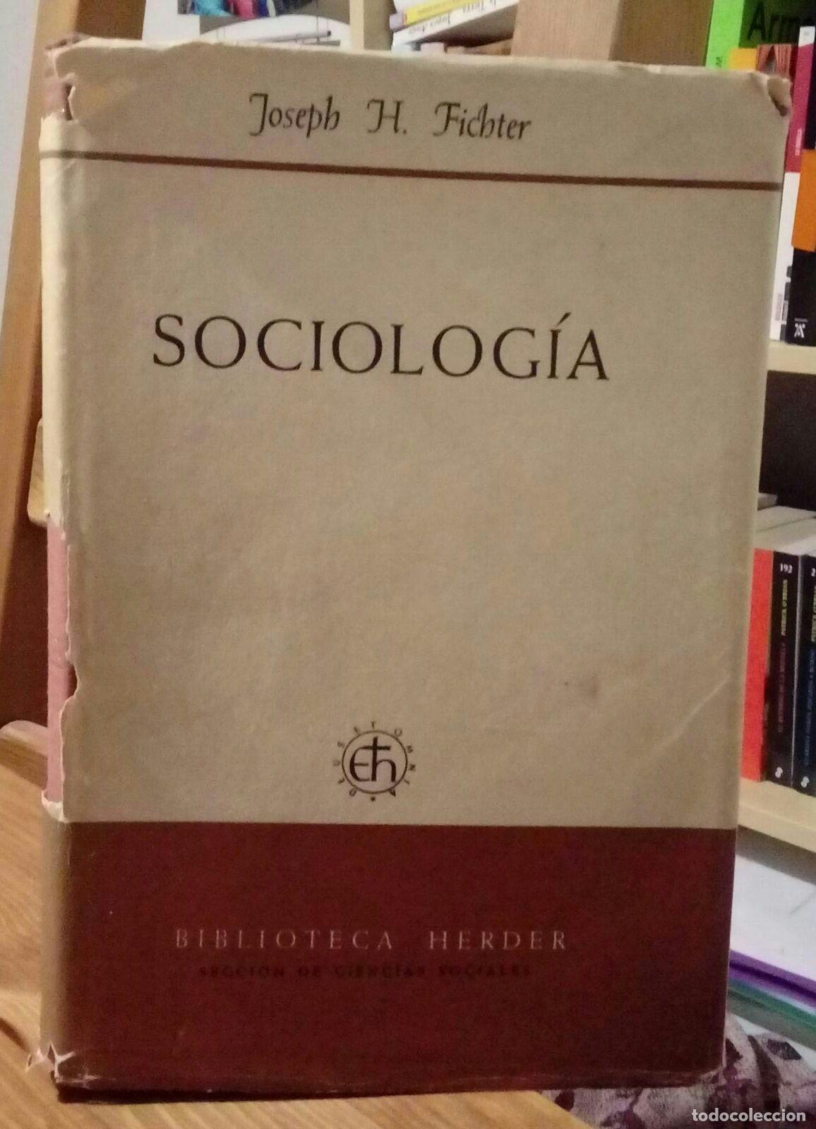 Libros: Sociolog&iacute;a - Fichter, Joseph H. - Foto 1