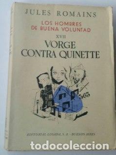 Libros: Vorge contra Quinette - Romains, Jules - Foto 1