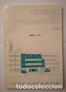 Libros: Avance de programas. RTVE. - An&oacute;nimo. - Foto 1