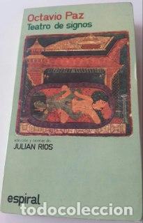Libros: Teatro de signos y transparencias - Paz, Octavio - Foto 1