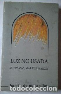 Libros: Luz no usada - Mart&iacute;n Garzo, Gustavo (1948-) - Foto 1