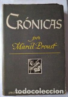 Libros: Cr&oacute;nicas - Proust, Marcel. - Foto 1