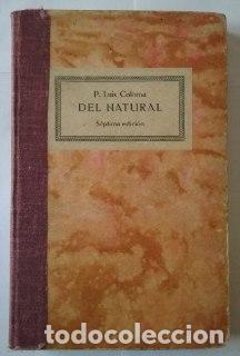 Libros: Del natural - Coloma, Luis. - Foto 1