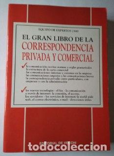Libros: El gran libro de la correspondencia privada y comercial. - Equipo de expertos 2100. - Foto 1