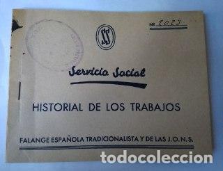 Libros: Historia de los trabajos. Servicio social - An&oacute;nimo. - Foto 1