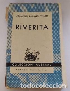 Libros: Riverita. - Palacio Vald&eacute;s, Armando (1853-1938) - Foto 1