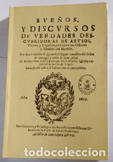 quevedo. sueños y discursos. siglo xviii - Compra venta en
