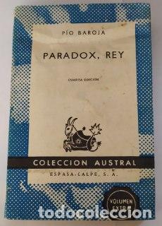 Libros: Paradox, Rey. - Baroja, P&iacute;o - Foto 1