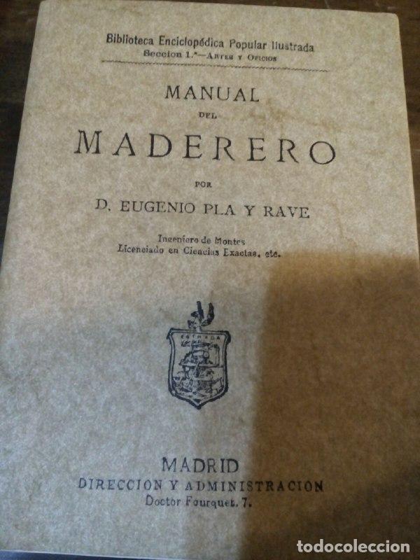 Libros: Manual del maderero - Pla y Rave, Eugenio - Foto 1