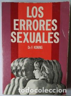 Libros: Los errores sexuales. - Koning, Frederick - Foto 1