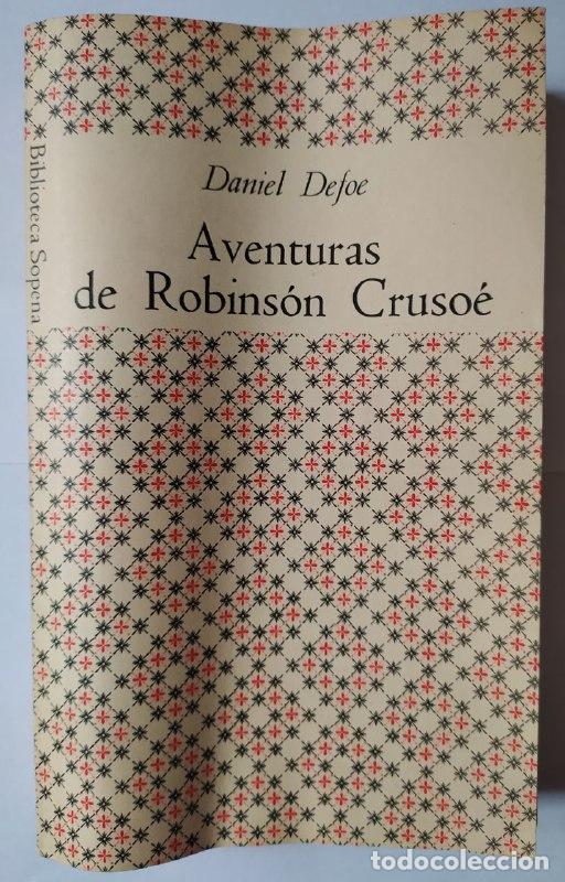 Libros: Aventuras de Robins&oacute;n Cruso&eacute;. - Defoe, Daniel (1661?-1731) - Foto 1