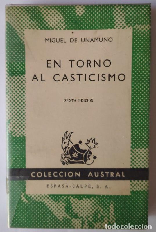 Libros: En torno al casticismo. - Unamuno, Miguel de (1864-1936) - Foto 1