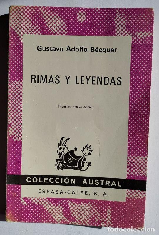 Libros: Rimas y leyendas - B&eacute;cquer, Gustavo Adolfo (1836-1870) - Foto 1
