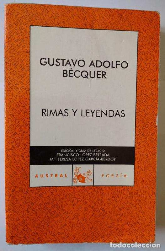 Libros: Rimas y leyendas. - B&eacute;cquer, Gustavo Adolfo (1836-1870) - Foto 1
