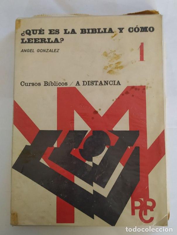 Libros: Qu&eacute; es la biblia y c&oacute;mo leerla. - Gonz&aacute;lez, &Aacute;ngel. - Foto 1