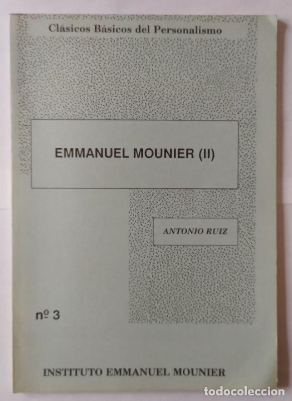 Libros: Emmanuel Mounier (II) - Ruiz, Antonio. - Foto 1