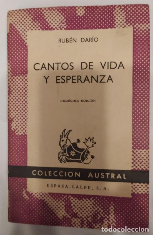 Libros: Cantos de vida y esperanza - Dar&iacute;o, Rub&eacute;n (1867-1916) - Foto 1
