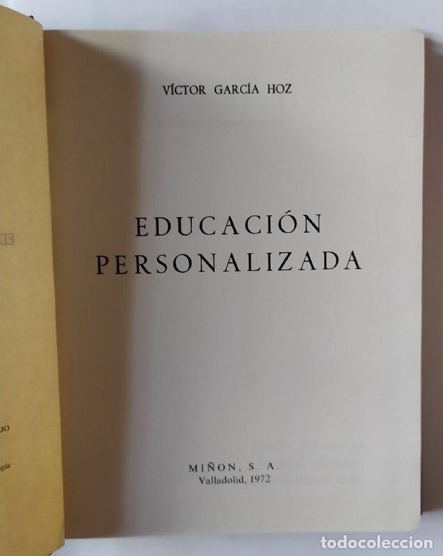 Libros: Educaci&oacute;n personalizada - Garc&iacute;a Hoz, V&iacute;ctor. - Foto 1
