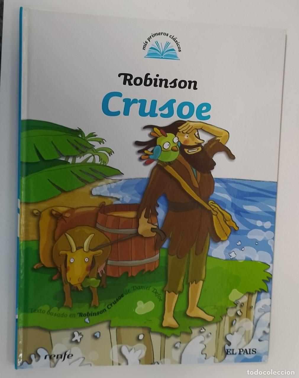 Libros: Robinson Crusoe - Texto basado en Robinson Crusoe de Daniel Defoe - Foto 1