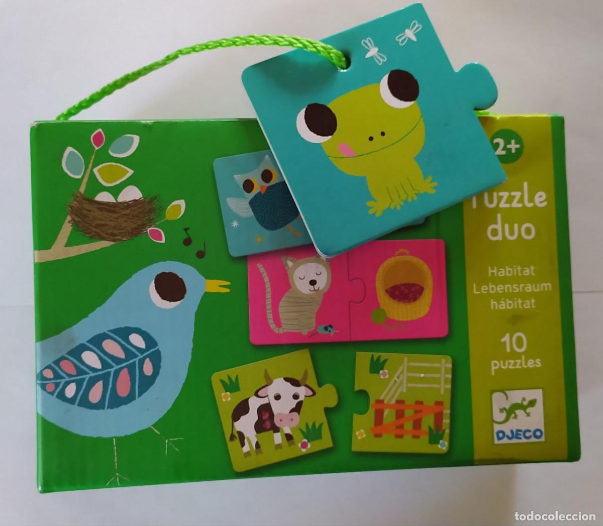 Libros: Djeco- Puzzle d&uacute;o Habitat, Multicolor (DJ08164) - An&oacute;nimo - Foto 1