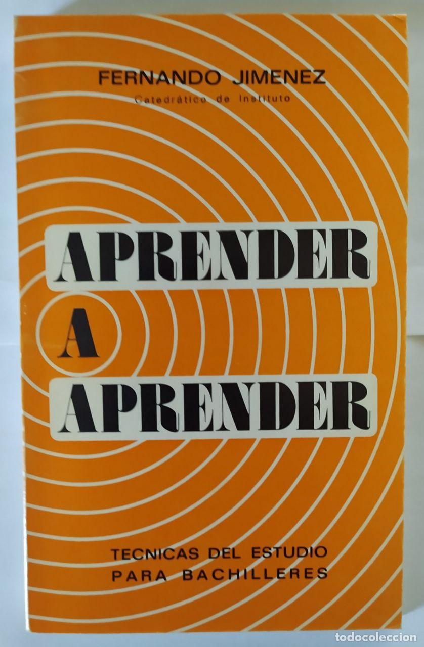 Libros: Aprender a aprender - Jim&eacute;nez, Fernando (1922-) - Foto 1