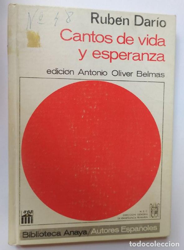 Libros: Cantos de vida y esperanza. - Dar&iacute;o, Rub&eacute;n (1867-1916) - Foto 1