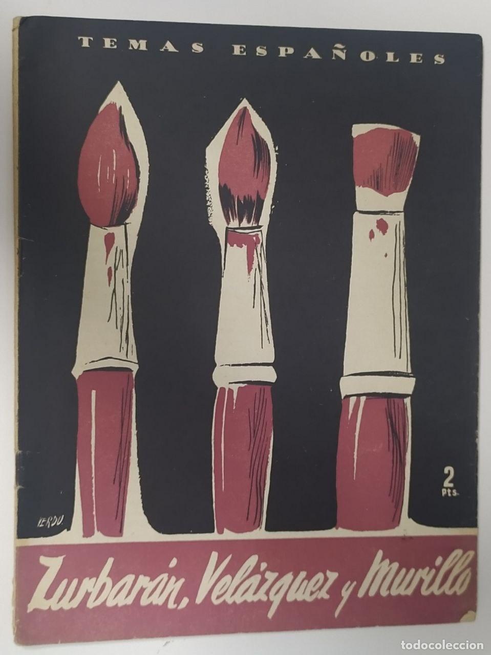 Libros: Revista temas espa&ntilde;oles. Zurbar&aacute;n, Vel&aacute;zquez y Murillo - Redondo, Gonzalo M&ordf;.