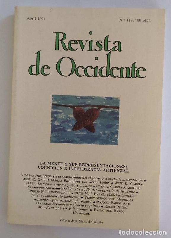 Libros: Revista de Occidente. La mente y sus representaciones: Cognici&oacute;n e inteligencia artificial. N&ordm; 119 A - Foto 1