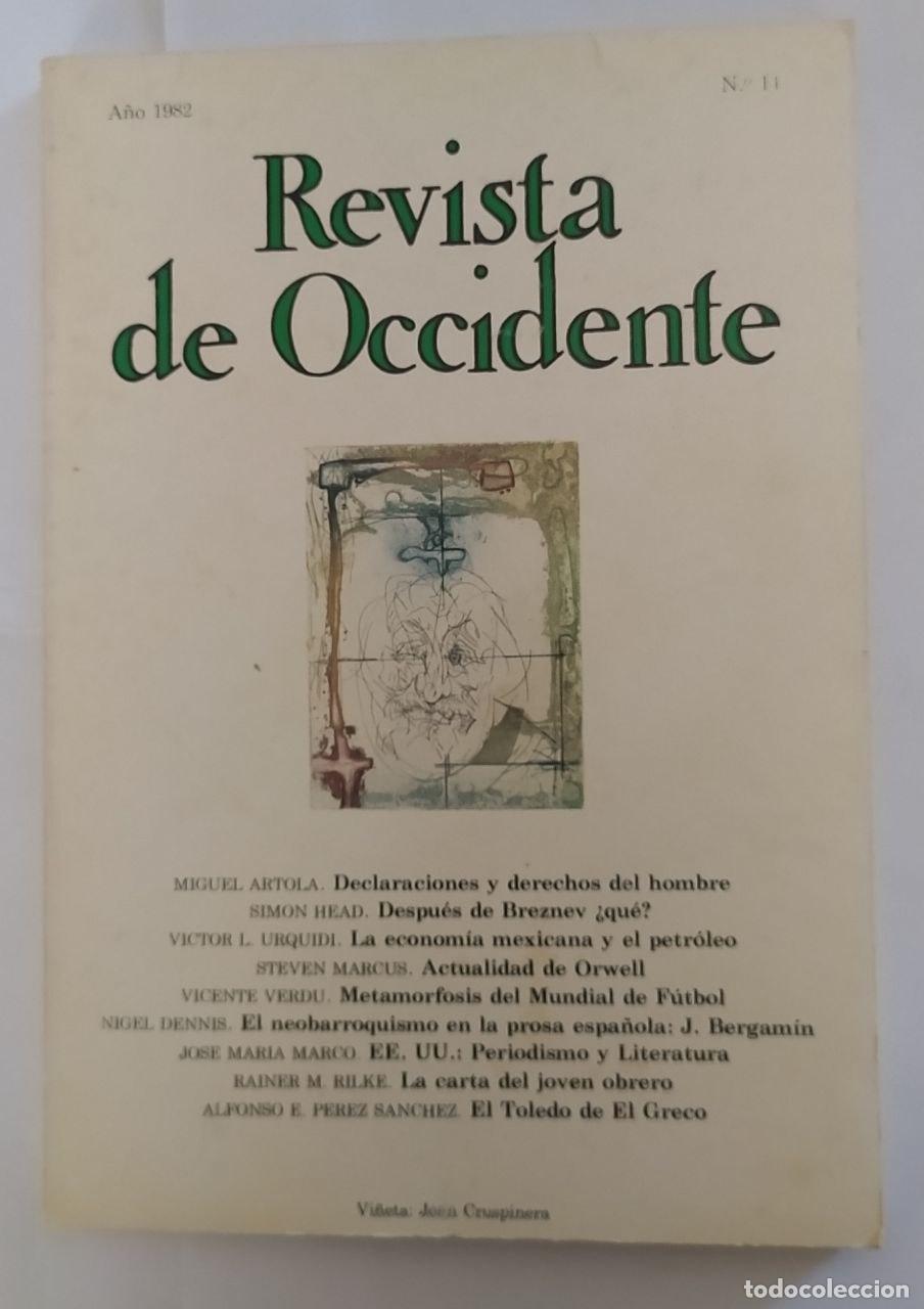 Libros: Revista de Occidente. N&ordm; 11 A&ntilde;o 1982 - VV.AA - Foto 1