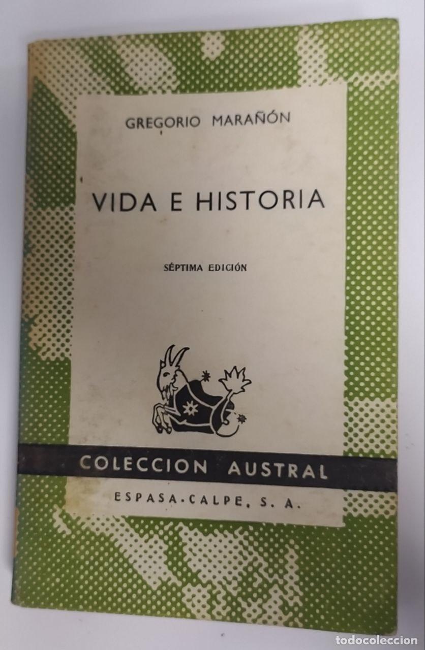 Libros: Vida e historia - Mara&ntilde;&oacute;n, Gregorio - Foto 1