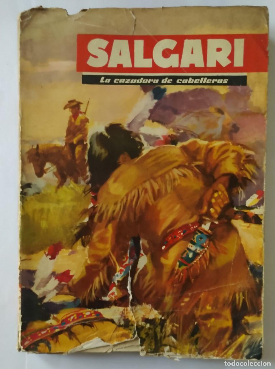 Libros: La cazadora de cabelleras. - Salgari, Emilio - Foto 1