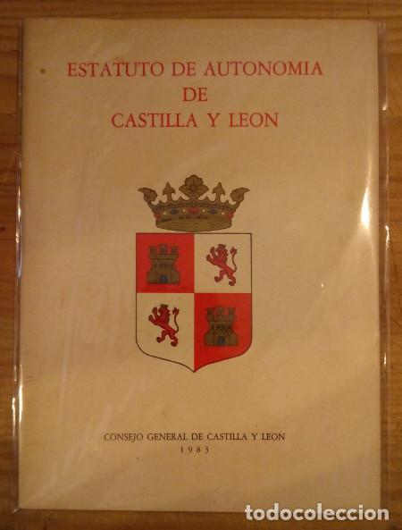 Libros: Estatuto de Autonom&iacute;a de Castilla y Le&oacute;n. - VV.AA. - Foto 1