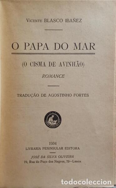 Libros: BLASCO IBA&Ntilde;EZ. (Vicente) - O PAPA DO MAR. - Foto 2