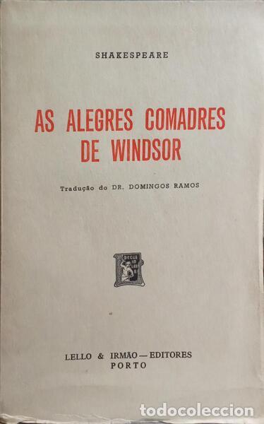 Libros: SHAKESPEARE. (William) - AS ALEGRES COMADRES DE WINDSOR. - Foto 1
