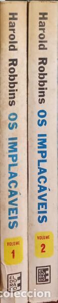 Libros: ROBBINS. (Harold) - OS IMPLAC&Aacute;VEIS. [2 VOLS.] - Foto 4