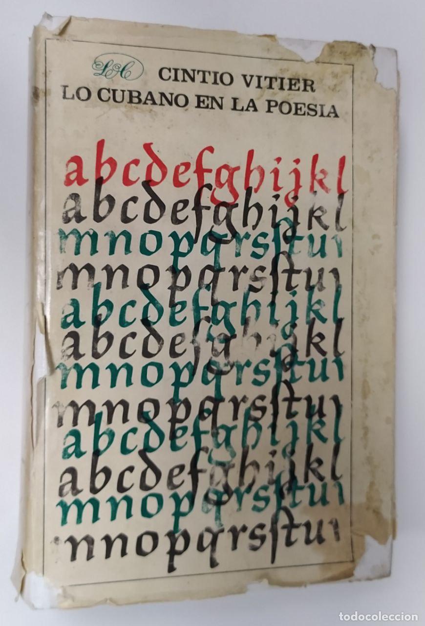 Libros: Lo cubano en la poes&iacute;a. - Vitier, Cintio - Foto 1