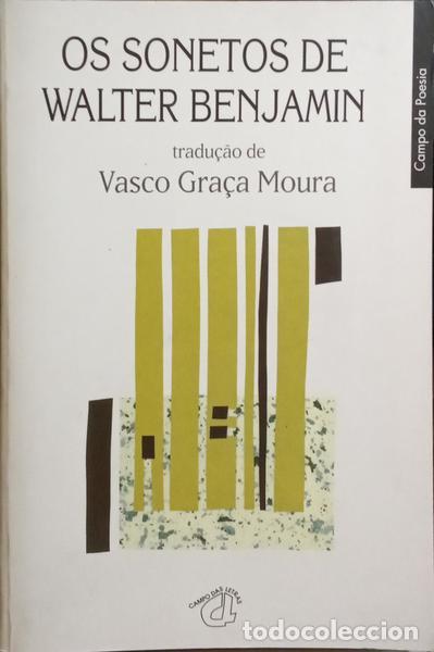 Libros: BENJAMIN. (Walter) - OS SONETOS. - Foto 1