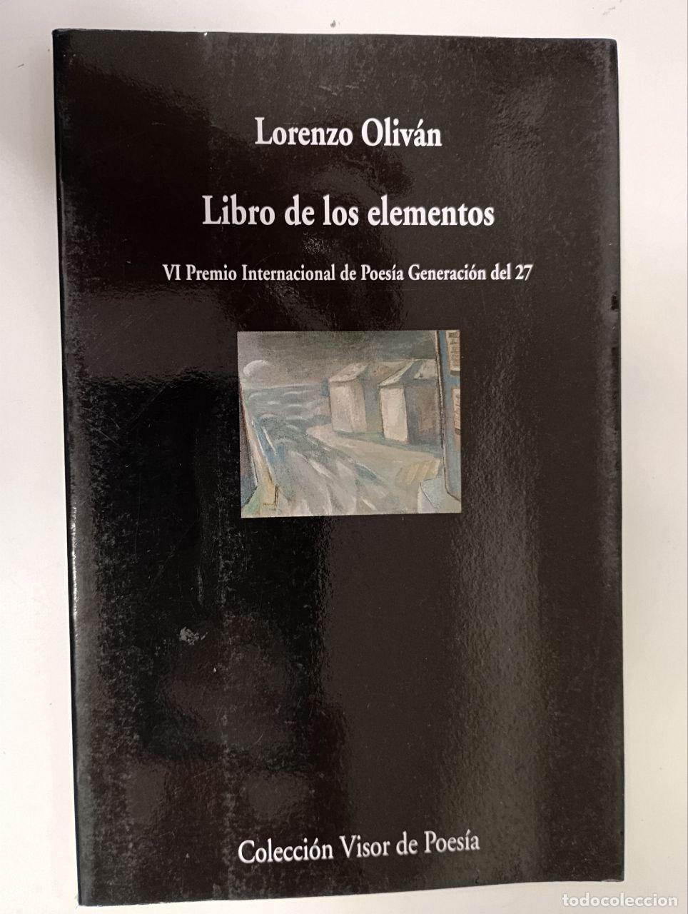 Libros: Libro de los elementos - Oliv&aacute;n, Lorenzo (1968- ) - Foto 1