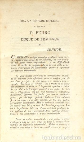 Libros: FERREIRA BORGES. (Jos&eacute;) - CODIGO COMMERCIAL PORTUGUEZ. [1836] - Foto 2