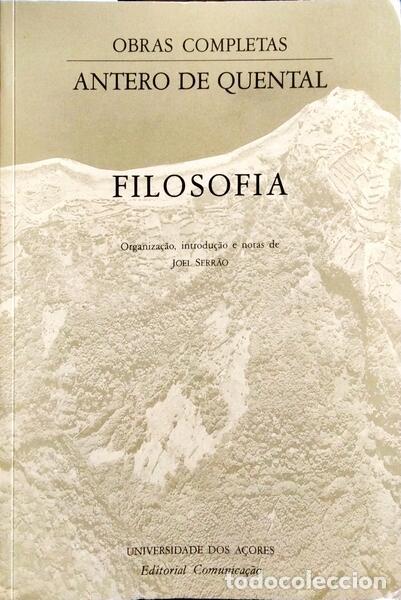 Libros: QUENTAL. (Antero de) - FILOSOFIA. - Foto 1