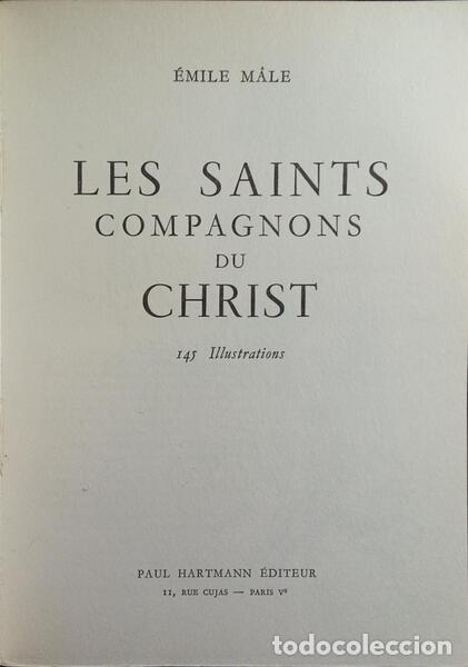 Libros: M&Acirc;LE. (&Eacute;mile) - LES SAINTS COMPAGNONS DU CHRIST. - Foto 2