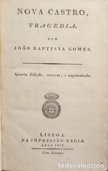 Libros: GOMES. (Jo&atilde;o Baptista) - NOVA CASTRO, TRAGEDIA. - Foto 1