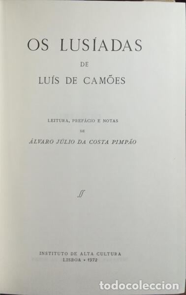 Libros: CAM&Otilde;ES. (Lu&iacute;s de) - OS LUS&Iacute;ADAS. - Foto 2