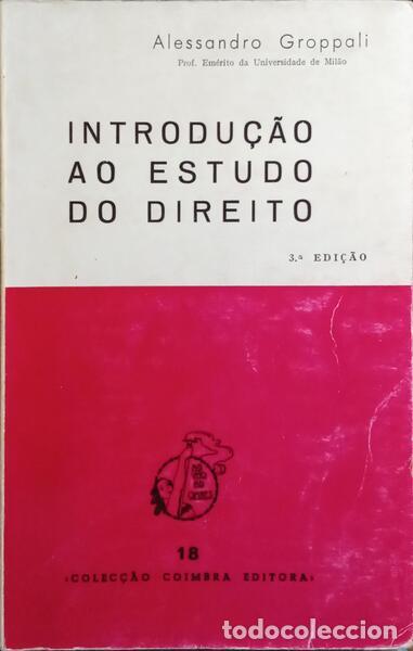 Libros: GROPPALI. (Alessandro) - INTRODU&Ccedil;&Atilde;O AO ESTUDO DO DIREITO. - Foto 1