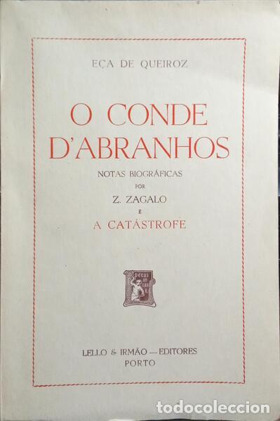 Libros: E&Ccedil;A DE QUEIROZ. (Jos&eacute; Maria de) - O CONDE D�ABRANHOS. - Foto 1