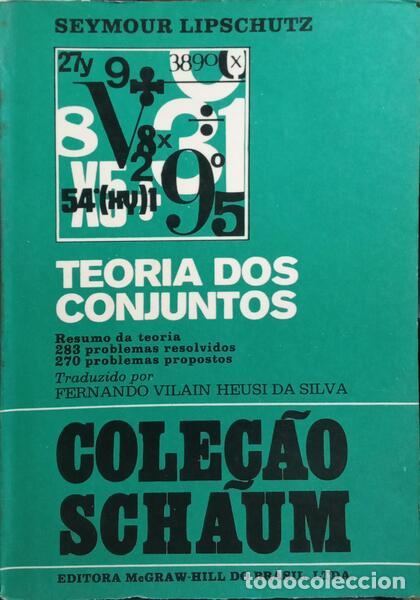 Libros: LIPSCHUTZ. (Seymour) - TEORIA DOS CONJUNTOS. - Foto 1