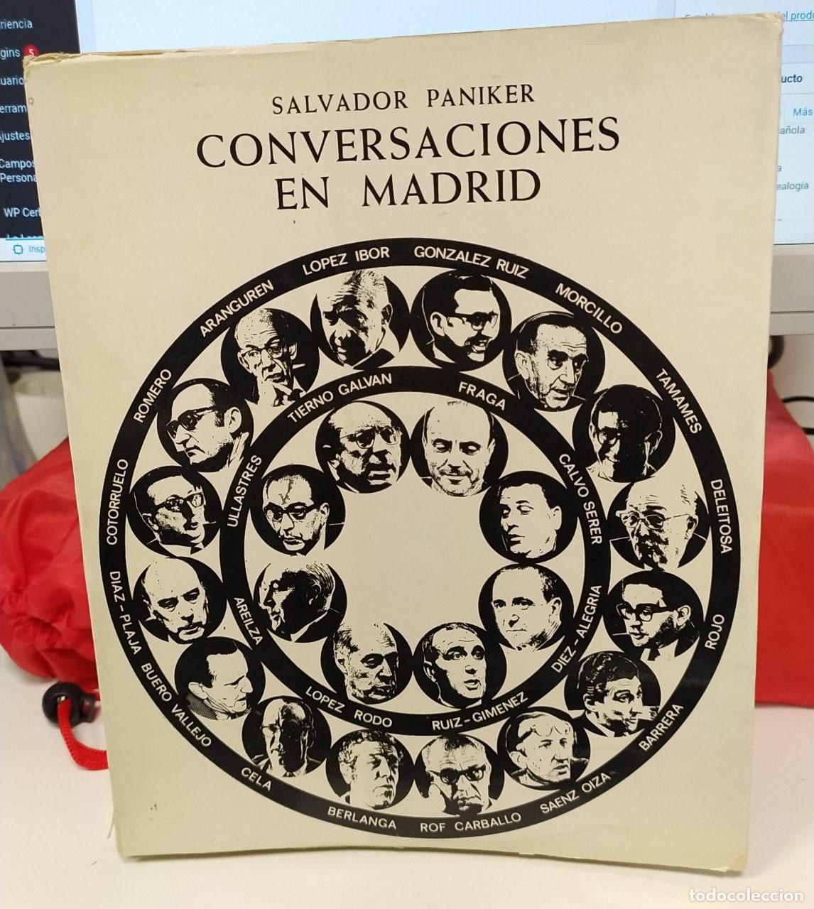 Libros: Conversaciones en Madrid - Paniker, Salvador - Foto 1