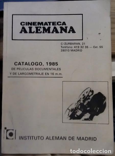 Libros: Cinemateca Alemana, cat&aacute;logo 1985 - Foto 1