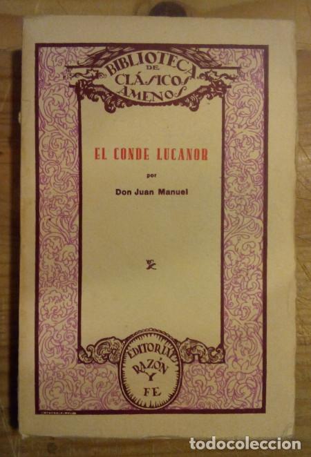 Libros: El Conde Lucanor - Don Juan Manuel - Foto 1